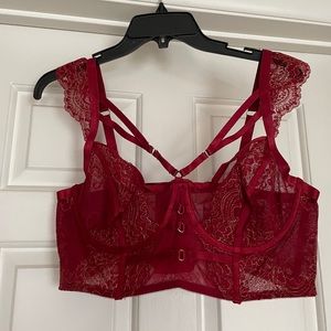 NWT sexy torrid red bra with underwire
